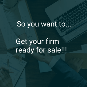 Get Your Firm Ready For Sale